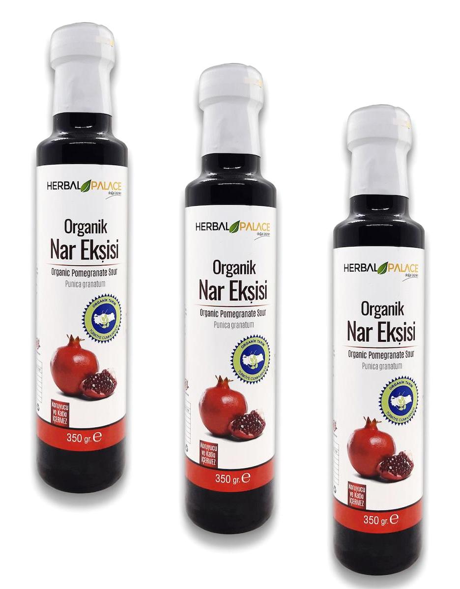 Herbal Palace Organik Nar Ekşisi 3x350 gr