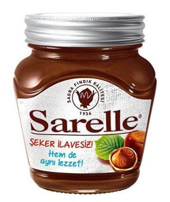 Sarelle Şekersiz Kakaolu Fındık Ezmesi 350 gr