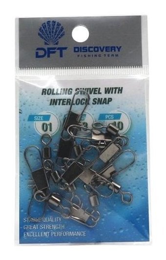 Dft Discovery Klipsli Fırdöndü Siyah No:1 10 Adet