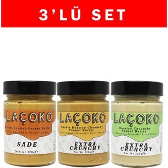 Laçoko Çifte Kavrulmuş Fıstık Ezmesi 320 gr