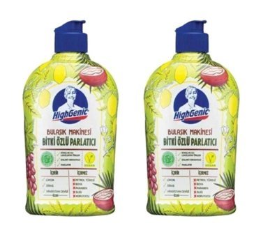 Highgenic Bitki Özlü Bulaşık Makinesi Parlatıcısı 2x500 gr