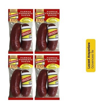 Apikoğlu Fermente Acısız Parmak Sucuk 4x200 gr
