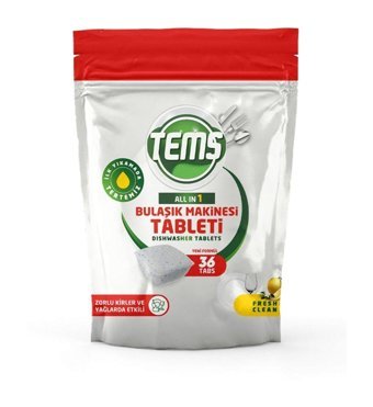 Dermokil Tems Tablet Bulaşık Makinesi Deterjanı 36 Adet