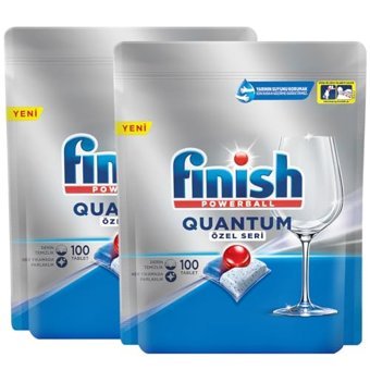 Finish Quantum Özel Seri Tablet Bulaşık Makinesi Deterjanı 2x100 Adet