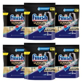 Finish Ultimate Hepsi 1 Arada Tablet Bulaşık Makinesi Deterjanı 6x48 Adet