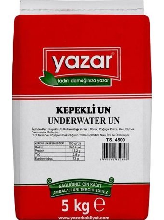 Yazar Tam Buğday Kepekli Un 5 kg