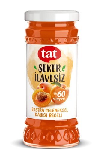 Tat Şeker İlavesiz Diyet Kayısı Reçeli 270 gr