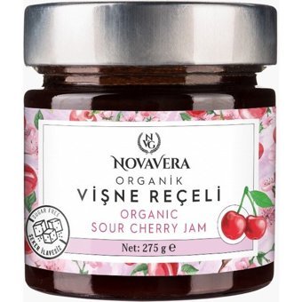 Nova Vera Organik Vişne Reçeli 275 gr