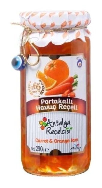 Antalya Reçelcisi Gurme Serisi Portakallı Havuç Reçeli 290 gr