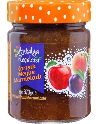 Antalya Reçelcisi Karışık Meyve Marmeladı 370 gr