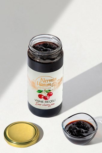 Nermin Hanım Zeytinliği Vişne Reçeli 550 gr