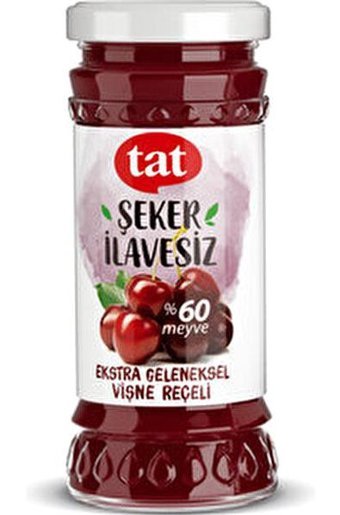 Tat Şeker Ilavesiz Vişne Reçeli 4x270 gr