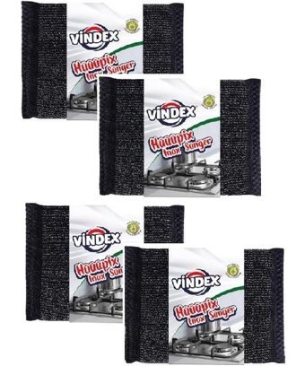 Vindex Hüüpix Bulaşık Süngeri Inox