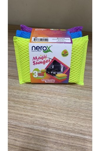 Nerox Sihirli Bulaşık Süngeri 3'lü