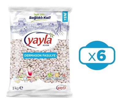Yayla Dermason Fasulye 6x1 kg