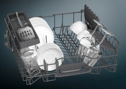Siemens iQ300 SN234W01DT 4 Programlı D Enerji Sınıfı 13 Kişilik Wifili Çekmeceli Beyaz Solo Bulaşık Makinesi