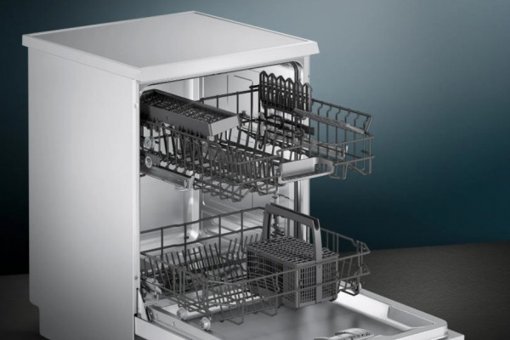 Siemens iQ300 SN234W01DT 4 Programlı D Enerji Sınıfı 13 Kişilik Wifili Çekmeceli Beyaz Solo Bulaşık Makinesi