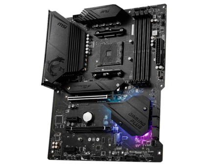 MSI B550 Gaming Plus B550 AM4 Soket DDR4 4400 Mhz PCIe 4.0 Overclock Mining ATX Masaüstü Bilgisayar AMD Uyumlu Anakart