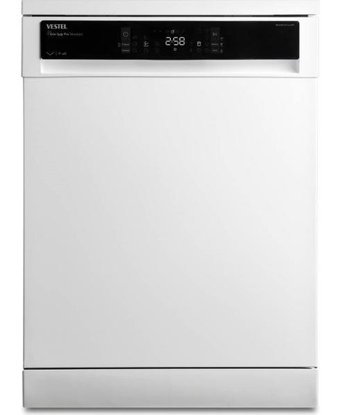 Vestel BM 8412 GI Pro 8 Programlı 14 Kişilik Beyaz Bulaşık Makinesi