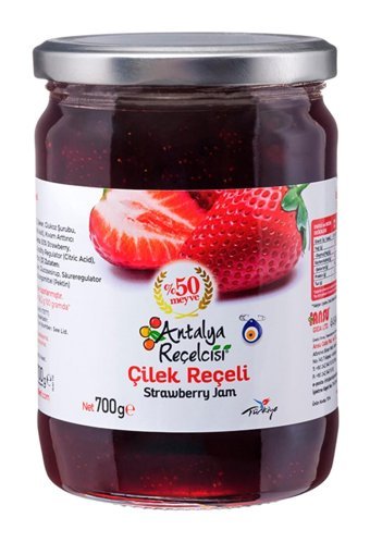 Antalya Reçelcisi Klasik Çilek Reçeli 700 gr