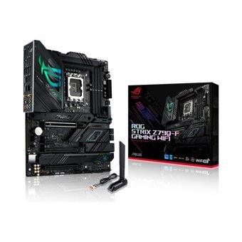 Asus Rog Strix Z790-F Gaming Z790 LGA 1700 Soket DDR5 7800 Mhz PCIe 4.0 Wi-Fi Overclock ATX Masaüstü Bilgisayar Intel Uyumlu Anakart