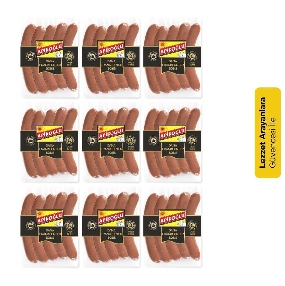 Apikoğlu Dana Frankfurter Uzun Sosis 9x230 gr