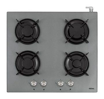 Regal SO 6041 GCY Gri Cam 4 Gözlü Set Üstü Ocak