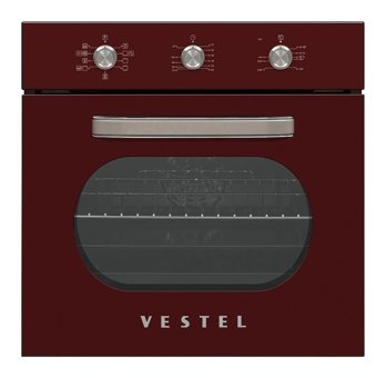 Vestel AF-6682 Retro 69 lt Ankastre Fırın Bordo