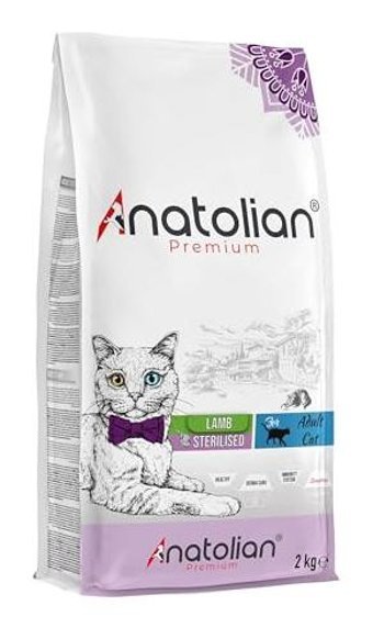 Anatolian Premium Kuzulu Kısırlaştırılmış Yetişkin Kuru Kedi Maması 2 kg