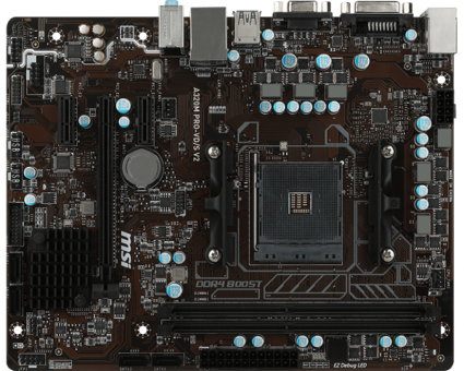 MSI A320M Pro-VD/S V2 A320 AM4 Soket DDR4 2667 Mhz Micro ATX Masaüstü Bilgisayar AMD Uyumlu Anakart