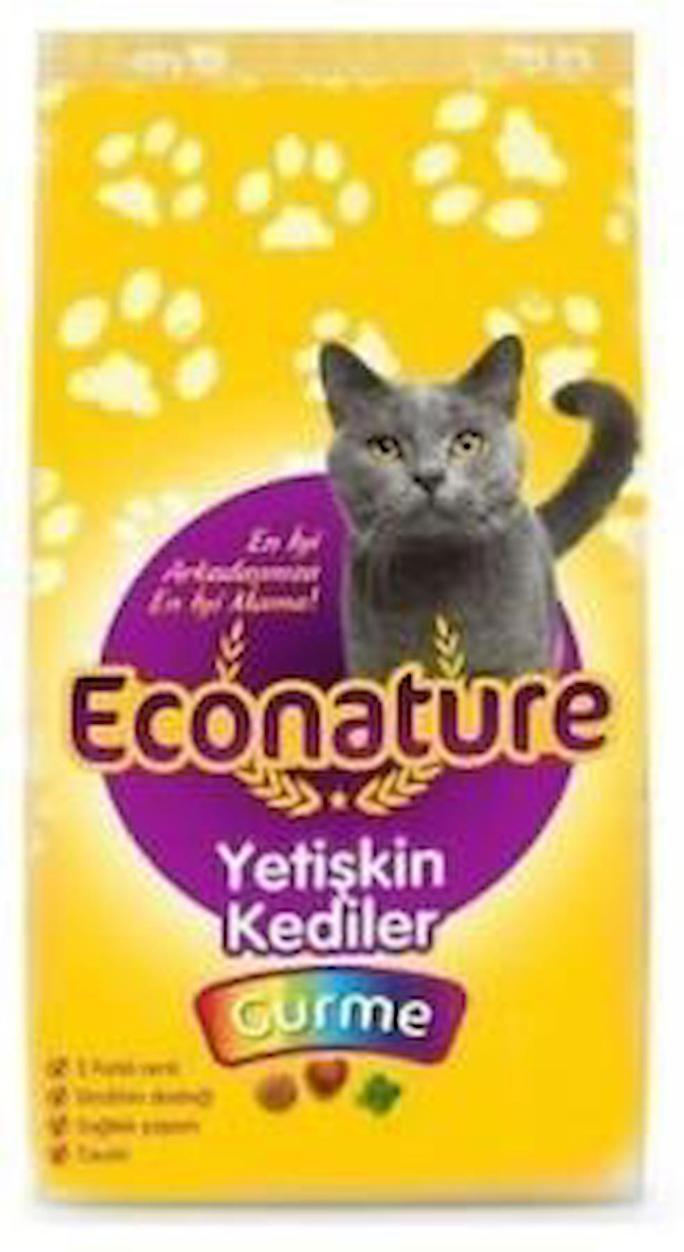 Econature Gurme Yetişkin Kuru Kedi Maması 1 kg