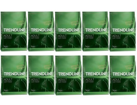Trendline Tavuklu Yetişkin Kuru Kedi Maması 10x1 kg