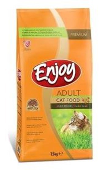 Enjoy Multicolor Tavuklu Renkli Gurme Yetişkin Kuru Kedi Maması 15 kg