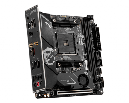 MSI B550I Gaming EDGE MAX B550 AM4 Soket DDR4 4600 Mhz PCIe 4.0 Wi-Fi Overclock Mini ITX Masaüstü Bilgisayar AMD Uyumlu Anakart