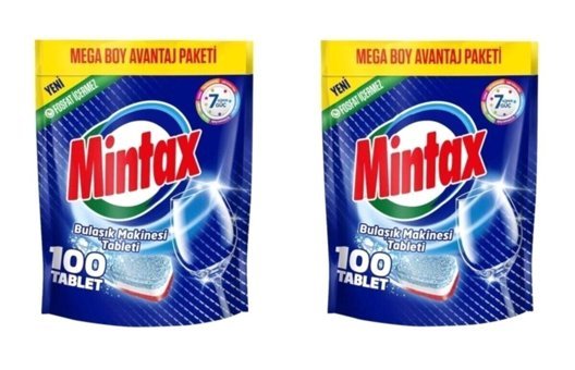 Mintax Mega Boy Tablet Bulaşık Makinesi Deterjanı 2x100 Adet