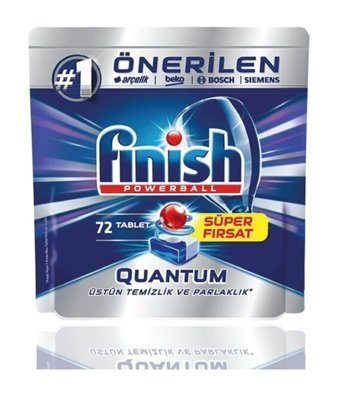Finish Quantum Tablet Bulaşık Makinesi Deterjanı 72 Adet