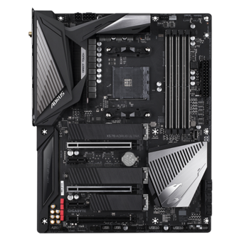 Gigabyte X570 AORUS ULTRA X570 AM4 Soket DDR4 4400 Mhz PCIe 4.0 Wi-Fi Overclock Mining ATX Masaüstü Bilgisayar AMD Uyumlu Anakart
