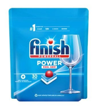 Finish Power Hepsi 1 Arada Özel Seri Tablet Bulaşık Makinesi Deterjanı 30 Adet
