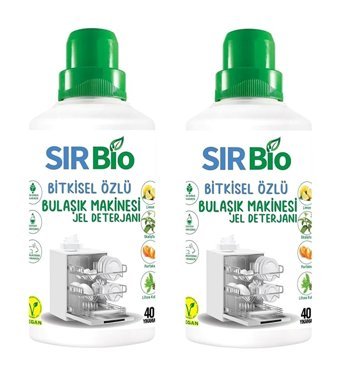 Sır Bio Bitkisel Özlü Jel Bulaşık Makinesi Deterjanı 2x1000 ml
