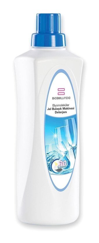 BioBellinda Klor, Amonyak, Fosfat İçermeyen Jel Bulaşık Makinesi Deterjanı 750ml