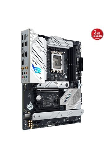 Asus Rog Strix B760-A Gaming B760 LGA 1700 Soket DDR4 5333 Mhz PCIe 4.0 Wi-Fi Overclock ATX Masaüstü Bilgisayar AMD Uyumlu Anakart