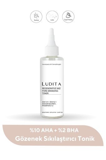 Ludıta Yenileyici ve Gözenek Sıkılaştırıcı Peeling Yüz Toniği 200 ml