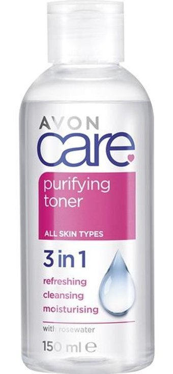 Avon Care Purifying Toner 3 İn 1 Gül Suyu İçeren Yüz Toniği 150 ml