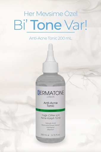 Dermatone Anti-acne Tonic Gözenek Sıkılaştırıcı Mayıs Papatyası Özlü Yüz Toniği 200 ml