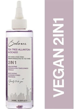 Soho N.y.c. Vegan Anti Acne Sebum Dengeleyici Yüz Toniği 245 ml