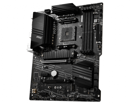 MSI B550-A Pro B550 AM4 Soket DDR4 4400 Mhz PCIe 4.0 Overclock Mining ATX Masaüstü Bilgisayar AMD Uyumlu Anakart