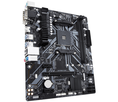 Gigabyte B450M S2H B450 AM4 Soket DDR4 3600 Mhz Overclock Micro ATX Masaüstü Bilgisayar AMD Uyumlu Anakart