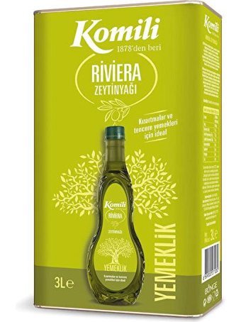 Komili Teneke Riviera Zeytinyağı 3 lt