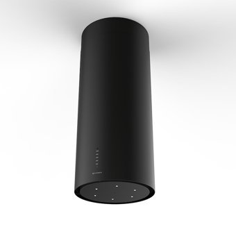 Faber Cylindra Isola Gloss Plus EV8+BK A3 Siyah Ankastre Ada Tipi Davlumbaz