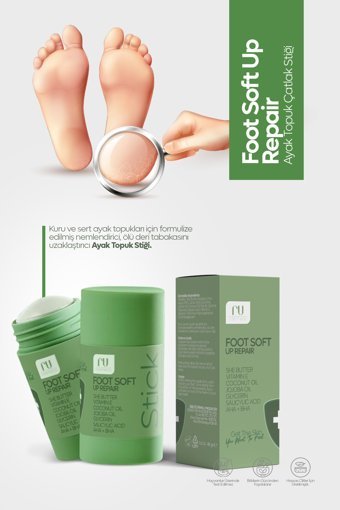 Ru Cosmetic Foot Soft Up Repair Ayak Topuk Çatlak Kremi 40 gr
